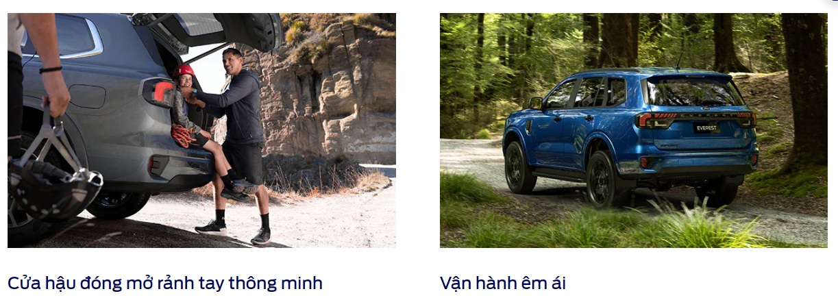 Cửa hậu rảnh tay Everest Wiltrak