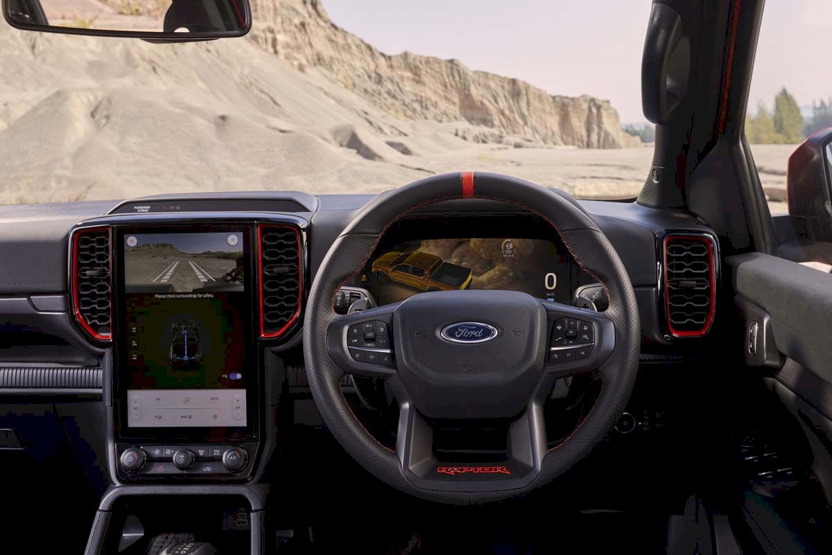 Đánh giá nội thất xe  Ford Ranger Raptor